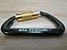 MSA 506259 Automatic Twist Locking Aluminum Carabiner, 7/8" Gate