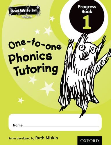 Read Write Inc.: Phonics: One-to-One Phonics Tutoring Progress Book 1 ...