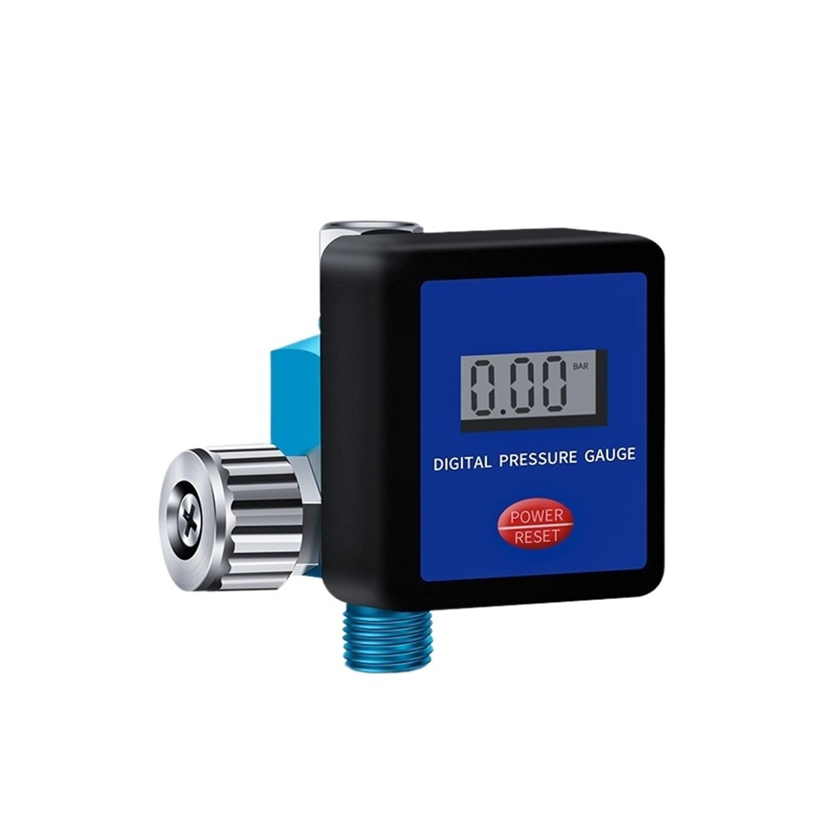 Poahncu 1 Pressure Regulator, Pressure Switch, Spray Gun Regulator Manometer, Lcd Digital Display Air Gauge,For Spray Gun(Mf08)