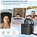 Ice Bath Water Chiller for Cold Plunge Tubs, 1/3 HP Upgraded Ice Bath Chiller with External Filter and Submersible Pump, Cold Plunge Chiller for Home and Professional Use