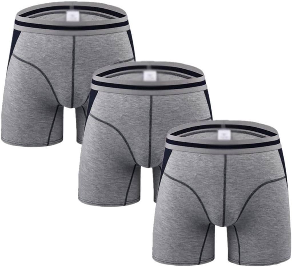 3 pieces/set of men's underwear long modal shorts