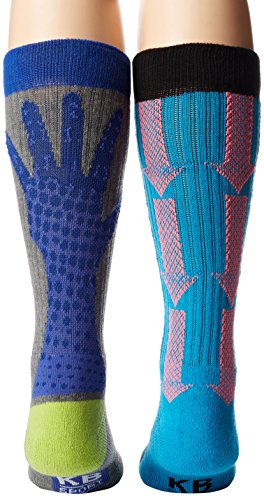 K. Bell Socks Men's 2 Pack Hand and Arrows Tech Crew Sock2