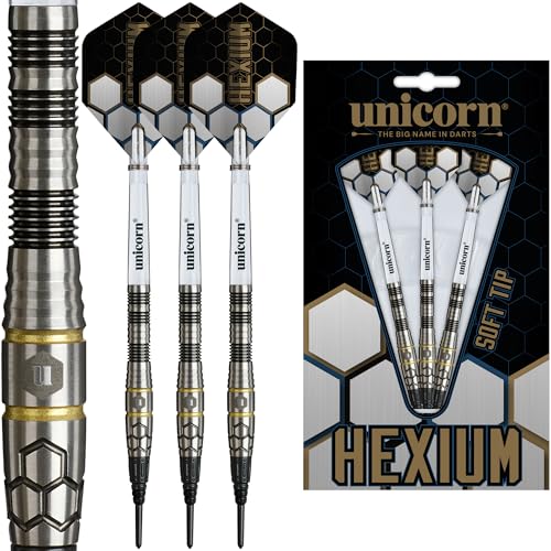 Fléchettes pointe souple Unicorn Hexium pour corriger les trajectoires instables