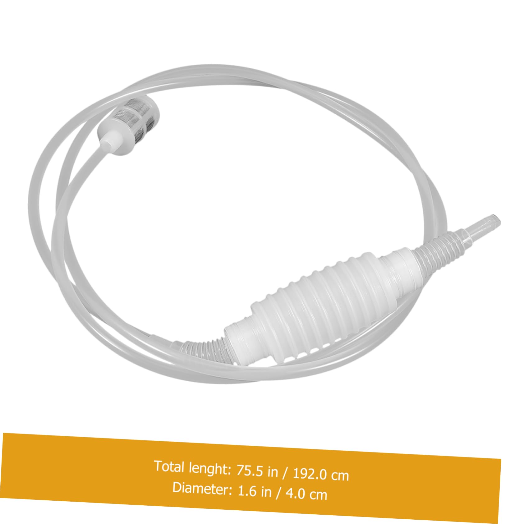 OFFSCH Filter Tube for Wine Making Reusable Sturdy Hose Soft Tube Design for Easy Liquid Transfer