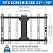 Mount-It! Motorized Ceiling TV Mount for 32 to 70 Inch TVs, Electric Flip Down TV Bracket with Remote and App Control, Drop Down Ceiling Mounting Bracket for Flat and Pitched Roofs, Holds Up to 77 lbs