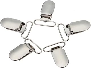 Hohopeti 25Pcs Clipes Suspensores De Chupeta Clipes Suspensores De Chupeta Para Chupeta Sem Cola De Metal