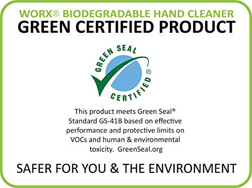 WORX Biodegradable Hand Cleaner for Auto Mechanics, Heavy Duty Industrial/Commercial Bulk Soap, 4.5 lb of Powdered Soap, 1450 Hand Washes, Equivalent to 6-7 Gal of Typical Liquid Hand Cleaner.