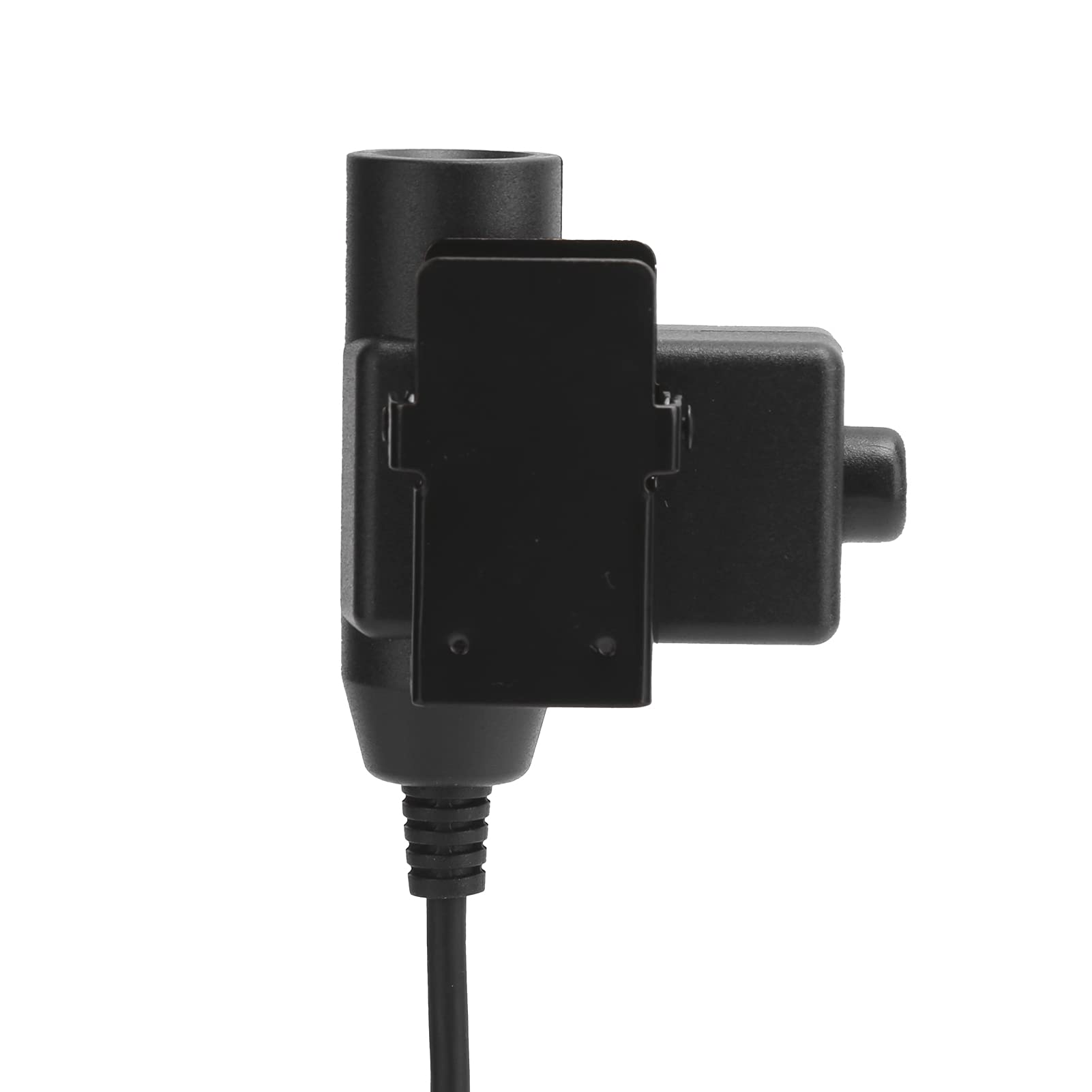 Adaptateur de Casque de Talkie-walkie, Adaptateur de Casque de Remplacement U94 PTT pour Motorola MTP850S XIR P8268 P8200 MTP6550 XPR6350, Noir