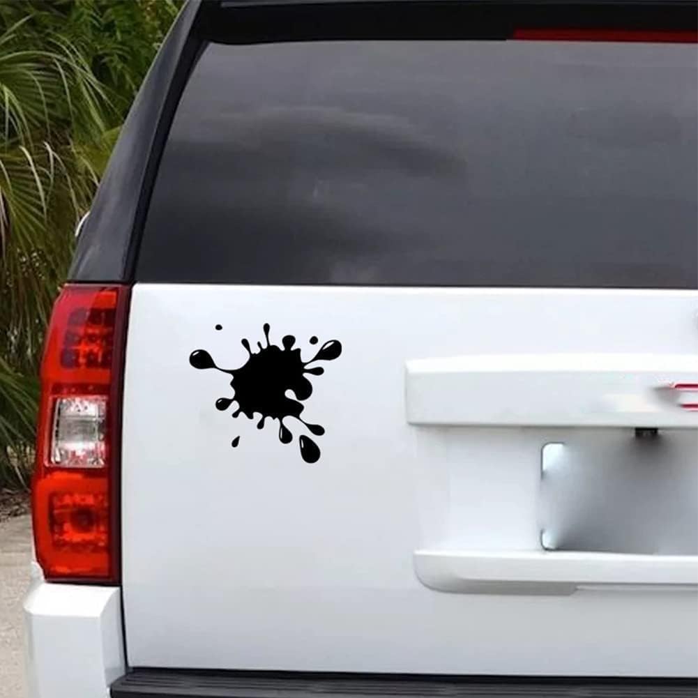Black Reflective Water Drop Car Sticker, PET Waterproof Decal for Auto Window, Door, Bumper, Laptop, Wall Decoration, DIY Creative Pattern - Image 3