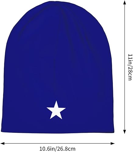 Miniatura 6 de Bonnie Blue Flag Beanie Hat for Men Women Warm Soft Polyester Knit Skull Cap Unisex Winter Hat Cuffed Beanie