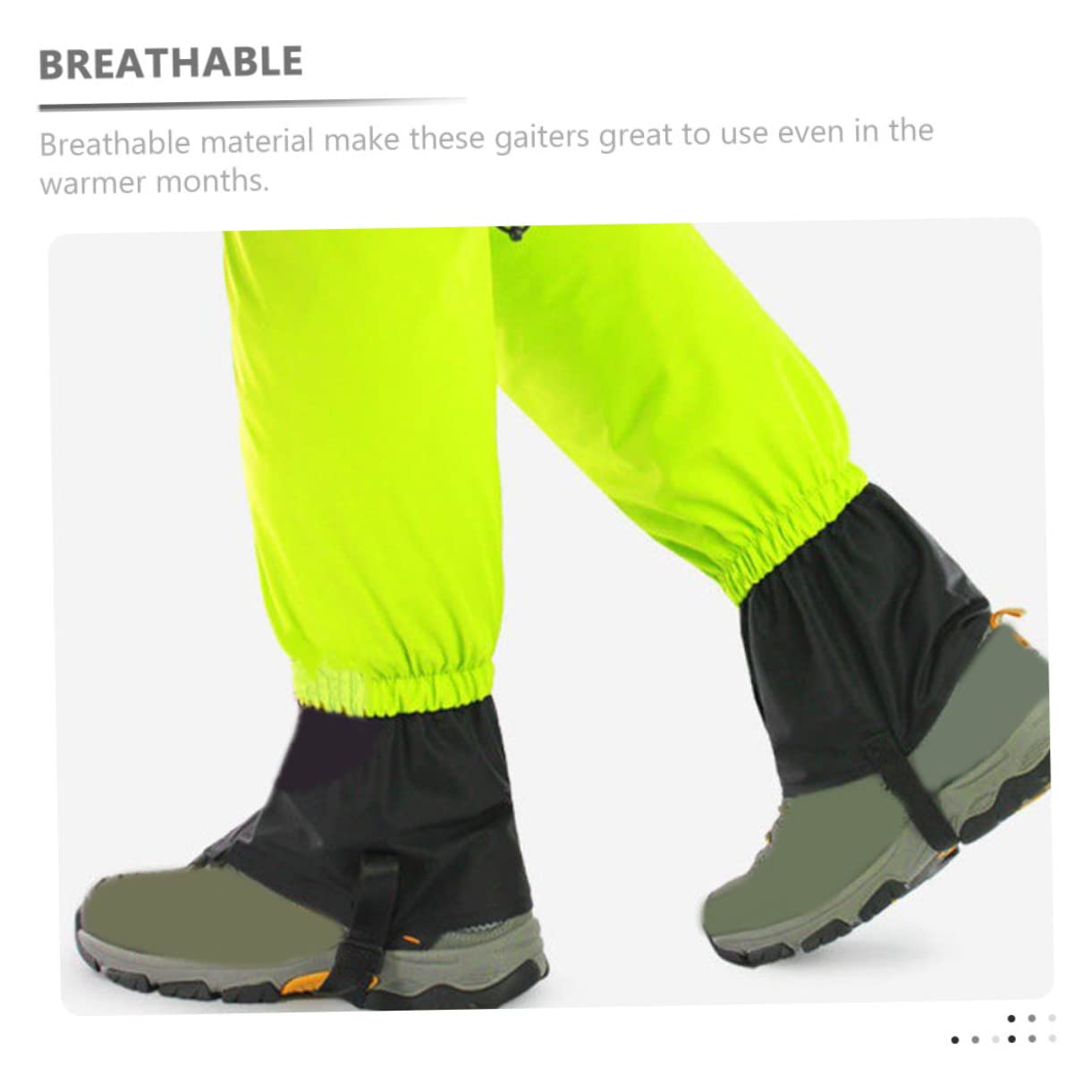 BRIGHTFUFU Waterproof and Boot Covers Gaiters for Shoes Leg Sleeves Outdoor Leg Protective Covers