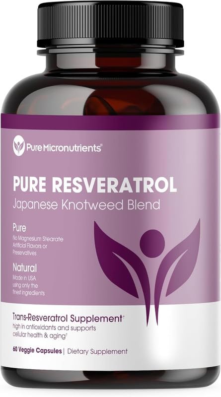 Pure Resveratrol Supplement - Extra Strength 600mg Trans-Resveratrol Per Serve - for Heart, Cognitive, Immune Health Support – Purified & Bioavailable - 60 Vegan Caps | High Strength Herbal Supplement | Clean Label Ayurvedic Wellness-image-15
