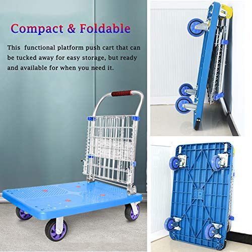 Carretilla plegable multiusos resistente 300kg miniatura 3