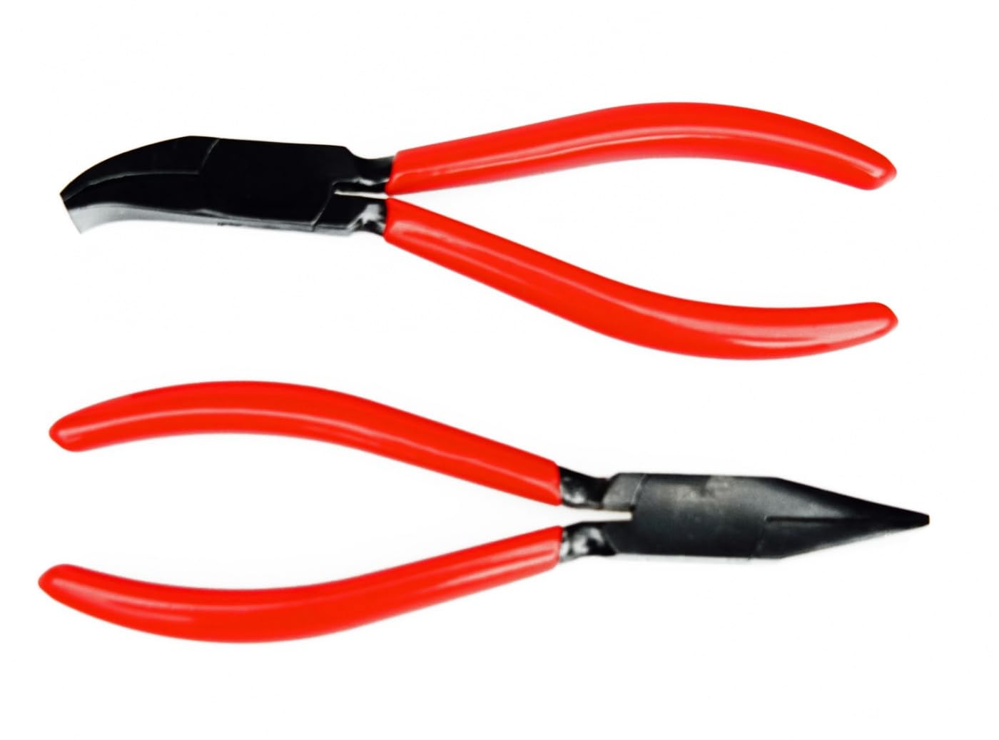 Set Mini Falzzange leicht gerade + 45°, eingelegt, PVC, 22/180 mm