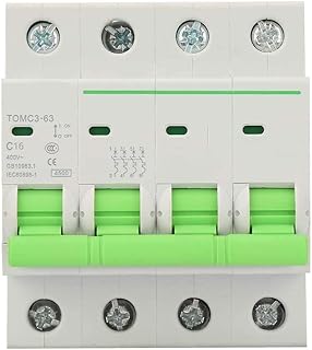 JF-XUAN 4P 400VAC Miniature Circuit Breakerï¼ŒC-Type Miniature Circuit Breaker Leakage Protection Air Switchï¼ŒLeakage Circuit Breaker Air Circuit Breaker(16A) Circuit Breaker