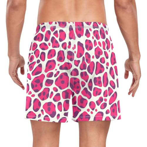 Pantalones cortos de playa para hombre que evitan rozaduras gracias al secado rápido rosa 2