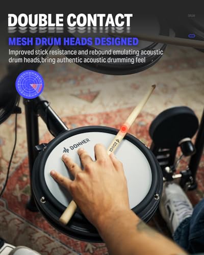 Professional Electric Drum Pad Set