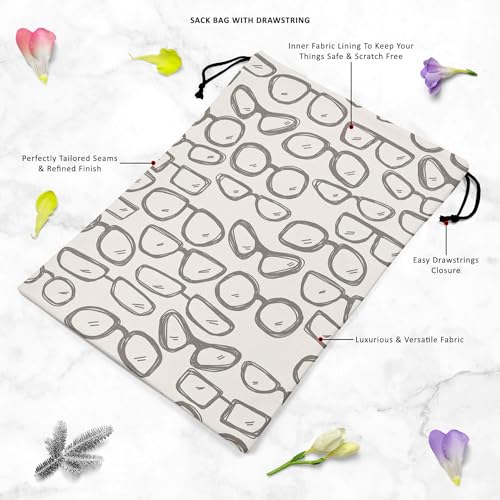 Image of ArtzFolio All Glasses | Reusable Sack Bag | Bag for Gym, Storage, Vegetable & Travel