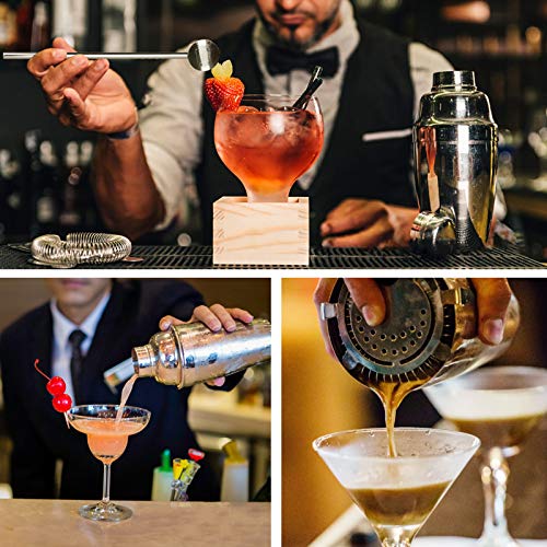 GOLDGE Cocktail Set Cocktail Shaker 18 Teiliges Cocktail Mixer Geschenk Set Bar Zubehör 750ML Cocktailshaker mit… - Image 6