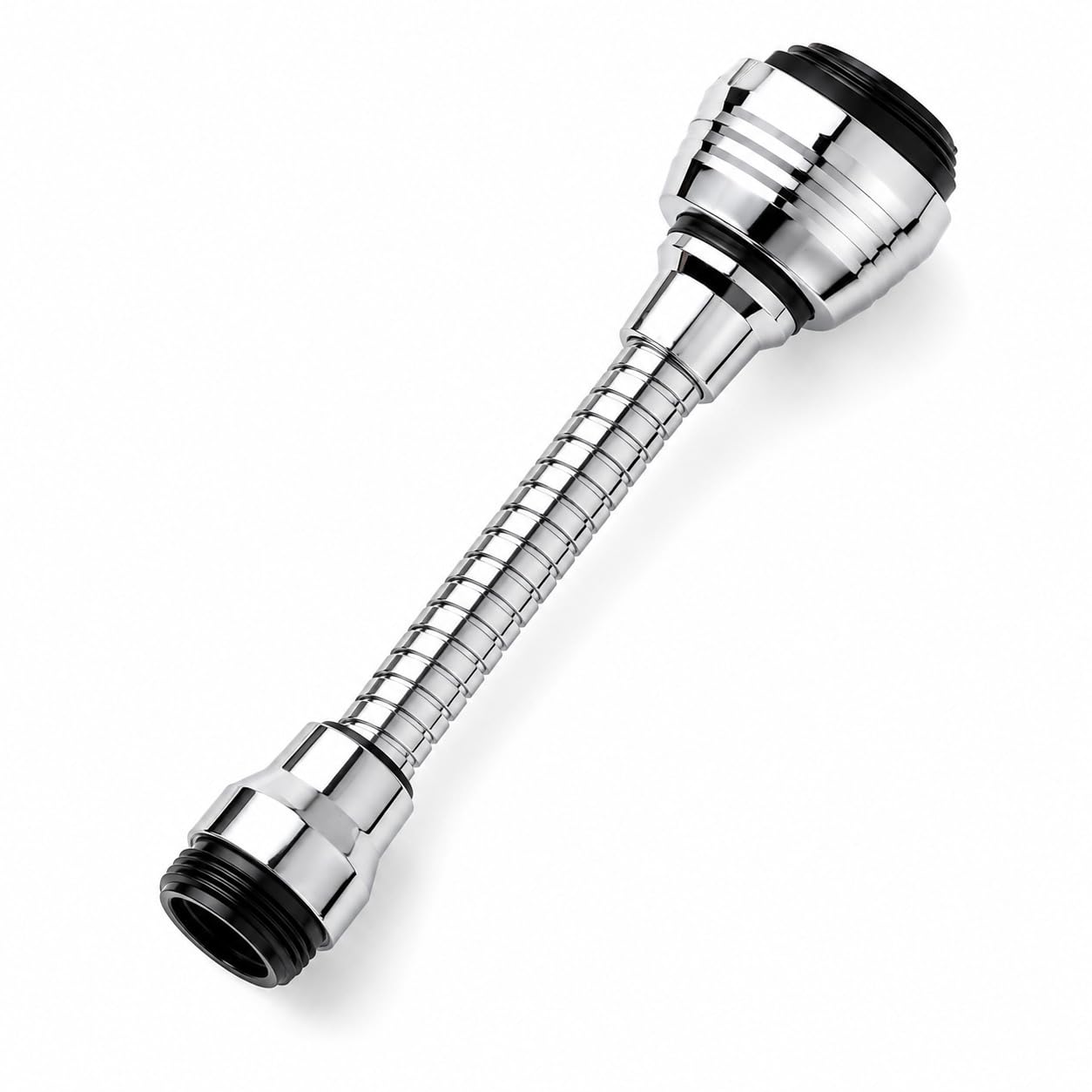 Flexible Faucet Sprayer Extension, 6 Inch | 360° Rotatable Sink Attachment, Jet Stream Flow, Water Saving Tap Extender, For Kitchen, Bathroom-image-24