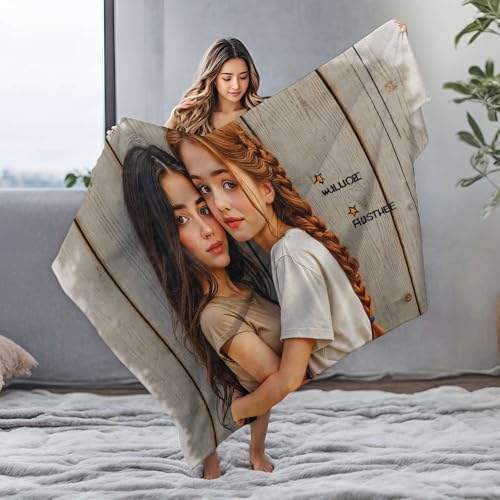 Couverture polaire deux amis câlinés pour des nuits tendres - 2