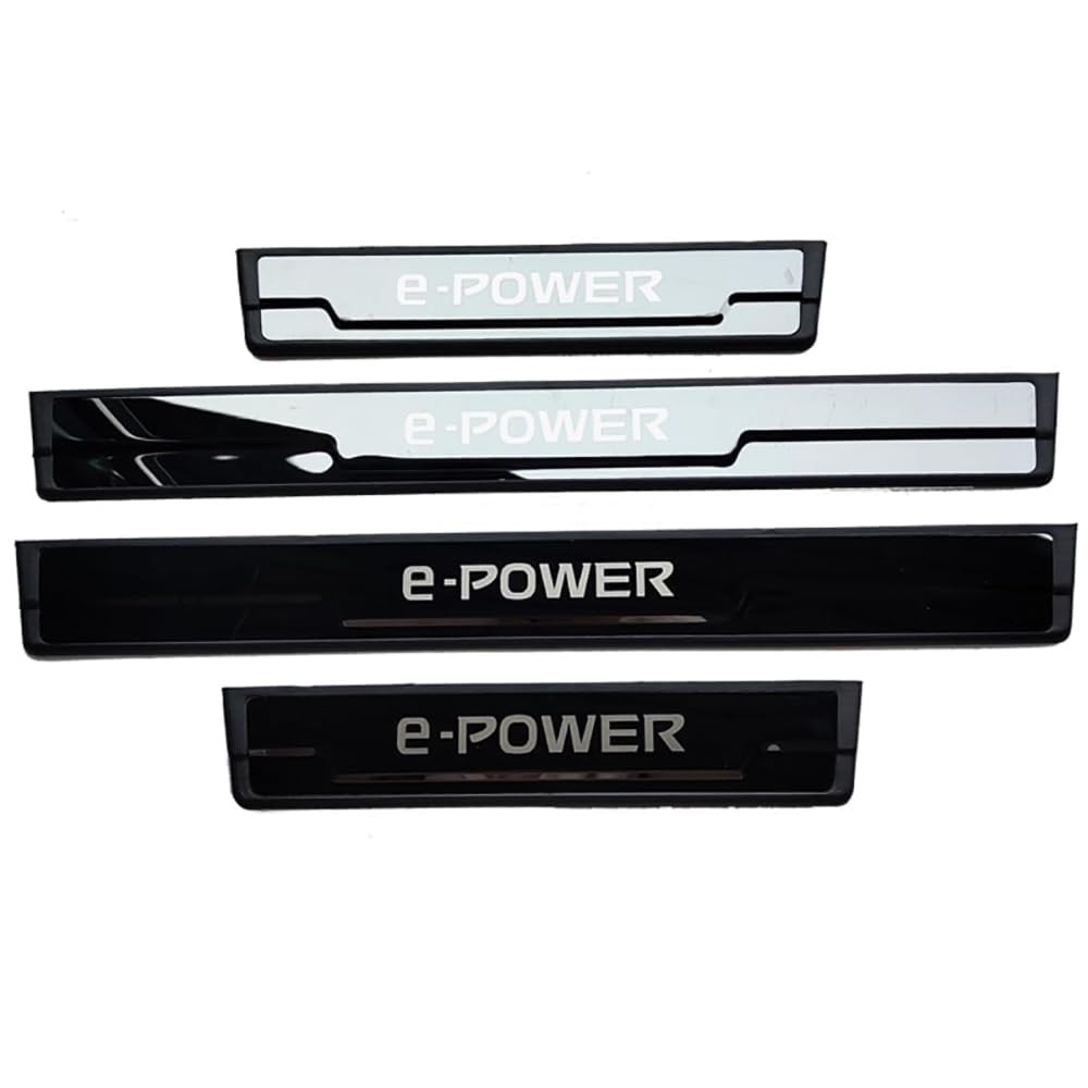 4Pcs Stainless Steel Car Door Sill Protection Strips for Nissan