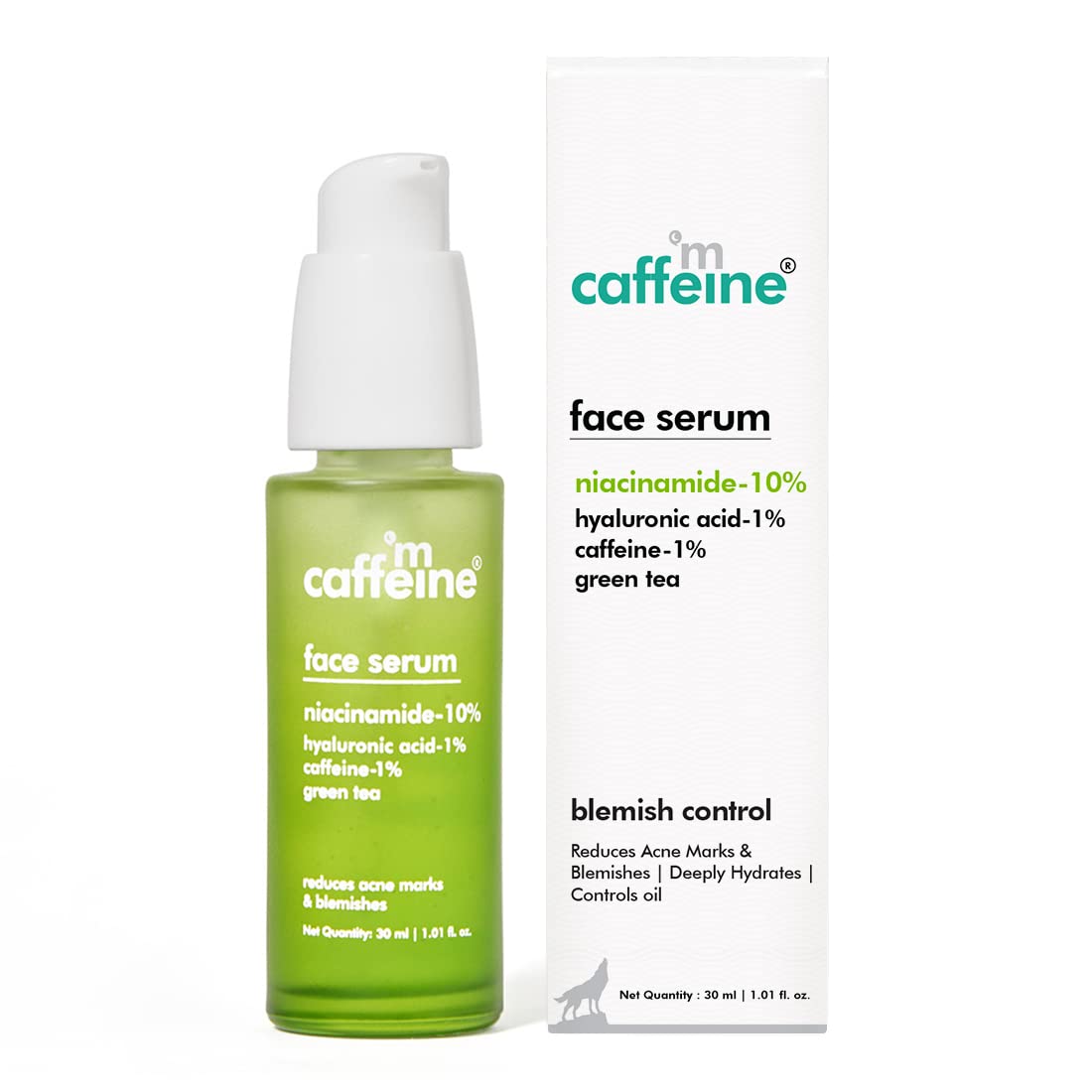 mCaffeine 10% Niacinamide Face Serum for Acne Prone Skin & Oily Skin | With Goodness of Hyaluronic Acid & Green Tea | For Men & Women | Ideal For…