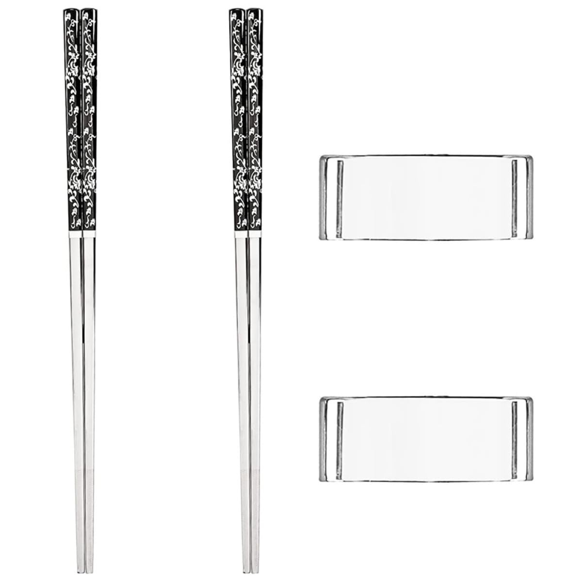 Palillos de Acero Inoxidable Reutilizables para Cenas en Casa