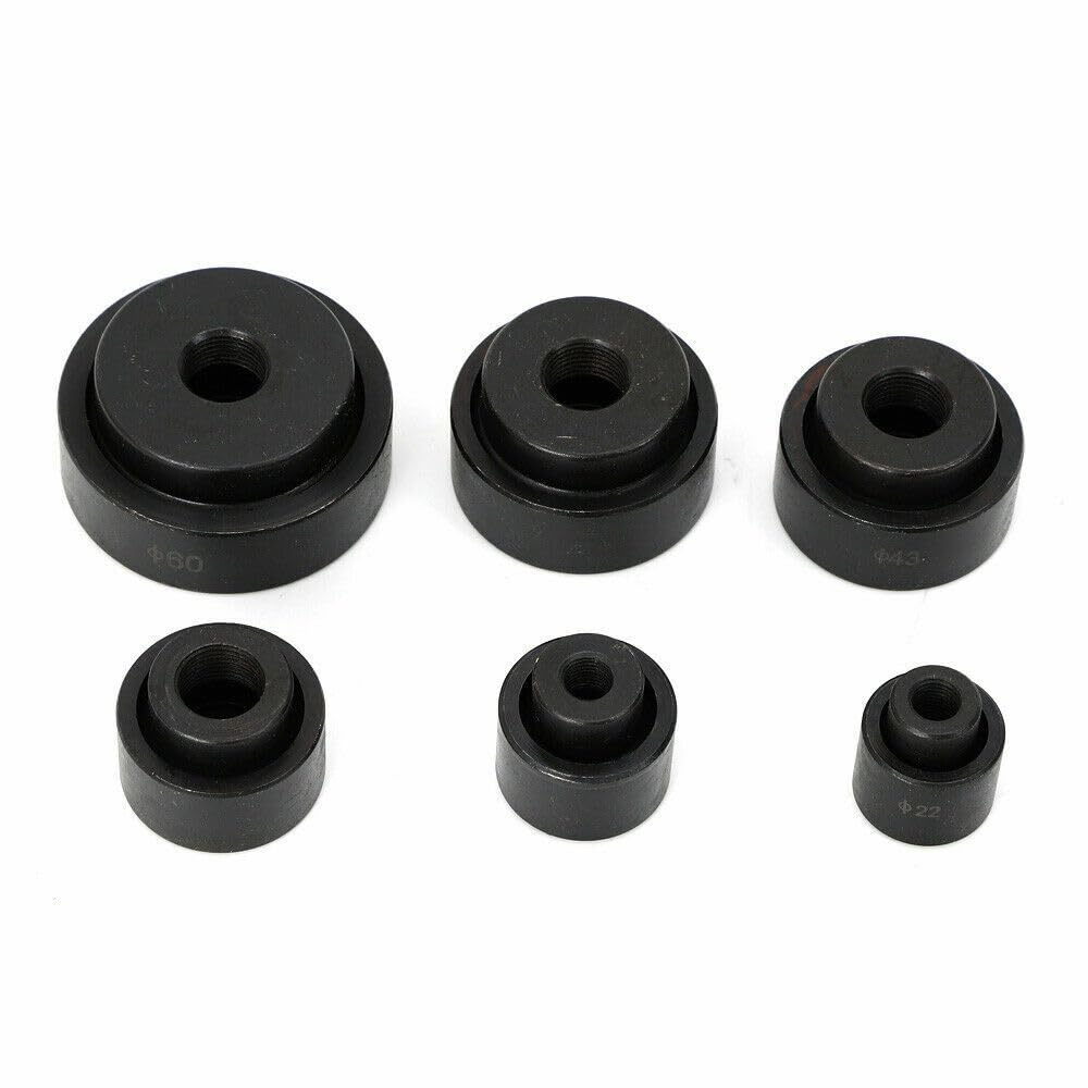 Set di perforatori idraulici per lamiere manuali, fustellatura in lamiera di acciaio perforatrice Φ 22-60,8 mm utensili idraulici