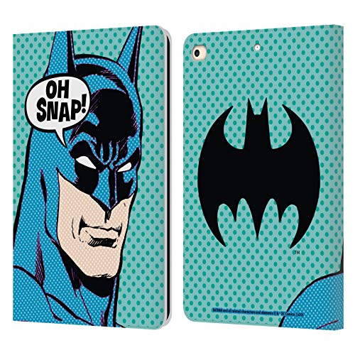 Housse Cuir Batman DC Comics iPad 9.7 Vintage de Qualité Premium pour Tablette