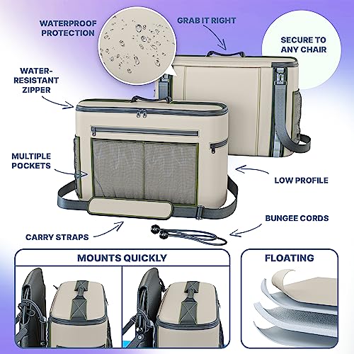 image for Skywin TidyFriend Kayak Cooler Behind Seat, Waterproof Cooler for Kaya