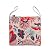 Makimoo 2-Pack Outdoor/Indoor Wicker Patio Seat Cushion Pad with Ties - Dining Chair Cushion, 17" x 17" (Blue and Red Leaves)