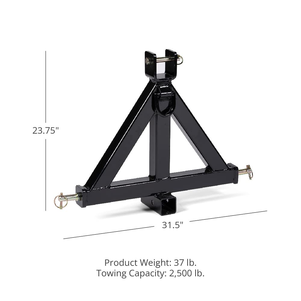 Buy Titan Attachments Heavy Duty 3 Point 2" Receiver Trailer Hitch