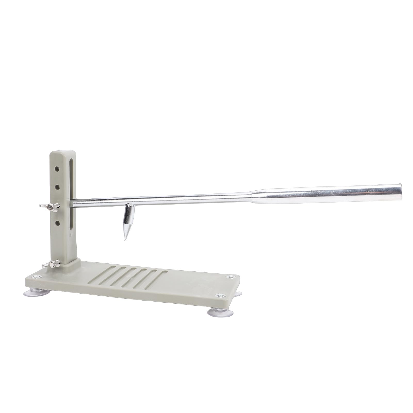 Fafeicy 4 Shucker de Ostras Ajustable con Base de ABS, Varilla de Acero Inoxidable y de Aluminio para Uso en el Hogar, Cocina, Restaurante