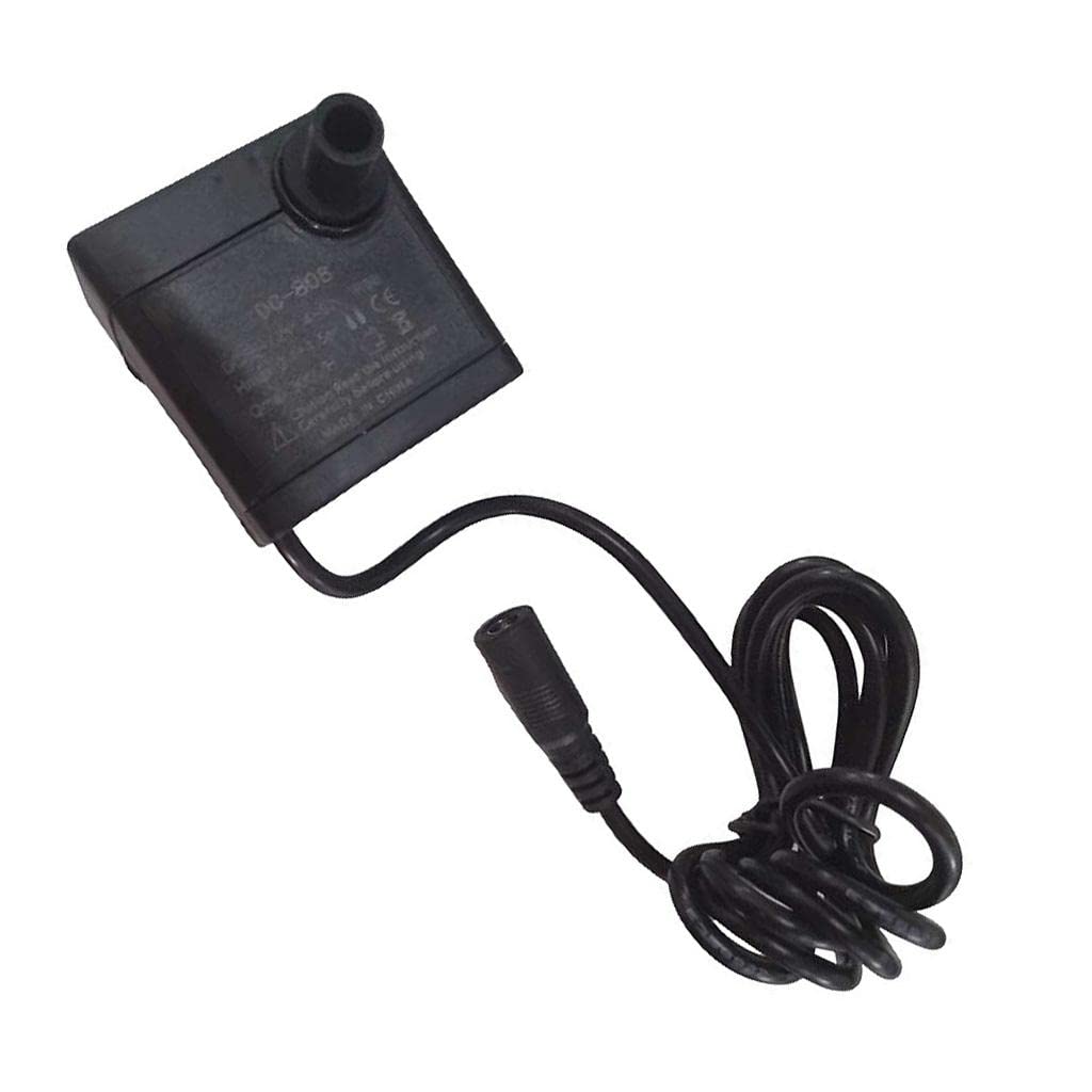 Tiuimk DC-808 Submersible Water Pump - Adjustable Flow Rate - Ideal for Aquariums, Fountains, Ponds, and More