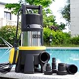 6699 Sump Pump Submersible 7000GPH Power...