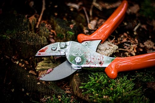 Original LÖWE Jagdschere 1.117 - Schneiden statt Sägen - Robuste Amboss-Schere zum Aufbrechen & Zerwirken von Fleisch und Knochen - ideal für Jäger und Förster