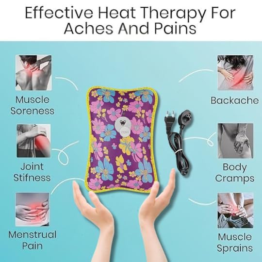 Image of ZEXSAZONE Soft Plush Bunny Hot Water Bag | 1.5 L Electric Heating Pad for Pain Relief | Reusable Hot Pack for Back, Neck, & Period Pain | Cute Soft Toy Cover | Men & Women