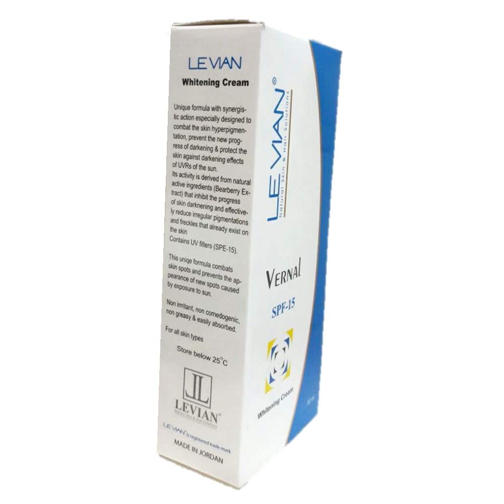Levian Vernal SPF15 Whitening Cream 50 mL