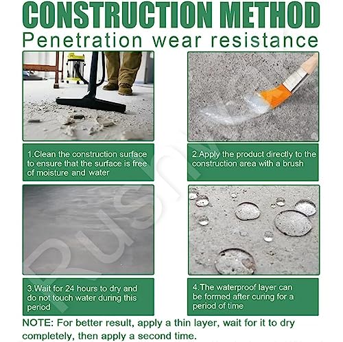 Image of Rushwak Crack Seal Agent 300gm with Brush Transparent Waterproof Roof Leakage Crack Seal Agent Roof Water Leakage Solution Water Proof Solution Transparent Solution Waterproofing for Pipe Wall Tiles