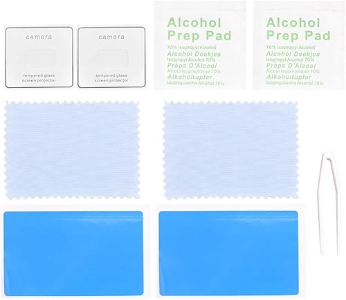 ELBFAE 2 Set HD Protective Anti-Scratch Tempered Glass Lens Film Screen Protector for DJI Mavic MiniMini 2 Drone Accessories