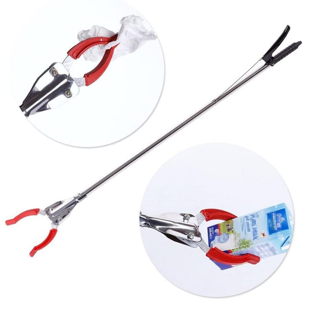 Vetrineinrete® Pinza prenditutto prensile 90 cm asta raccoglitore prendi raccogli tutto oggetti e rifiuti