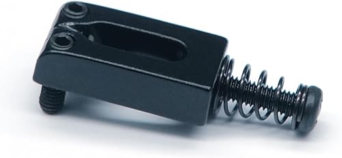 Miniatura 5 de harpfeas Sillas de puente de trémolo de metal de 0.413 in para Fender Stratocaster Strat Telecaster Tele guitarra eléctrica (negro)