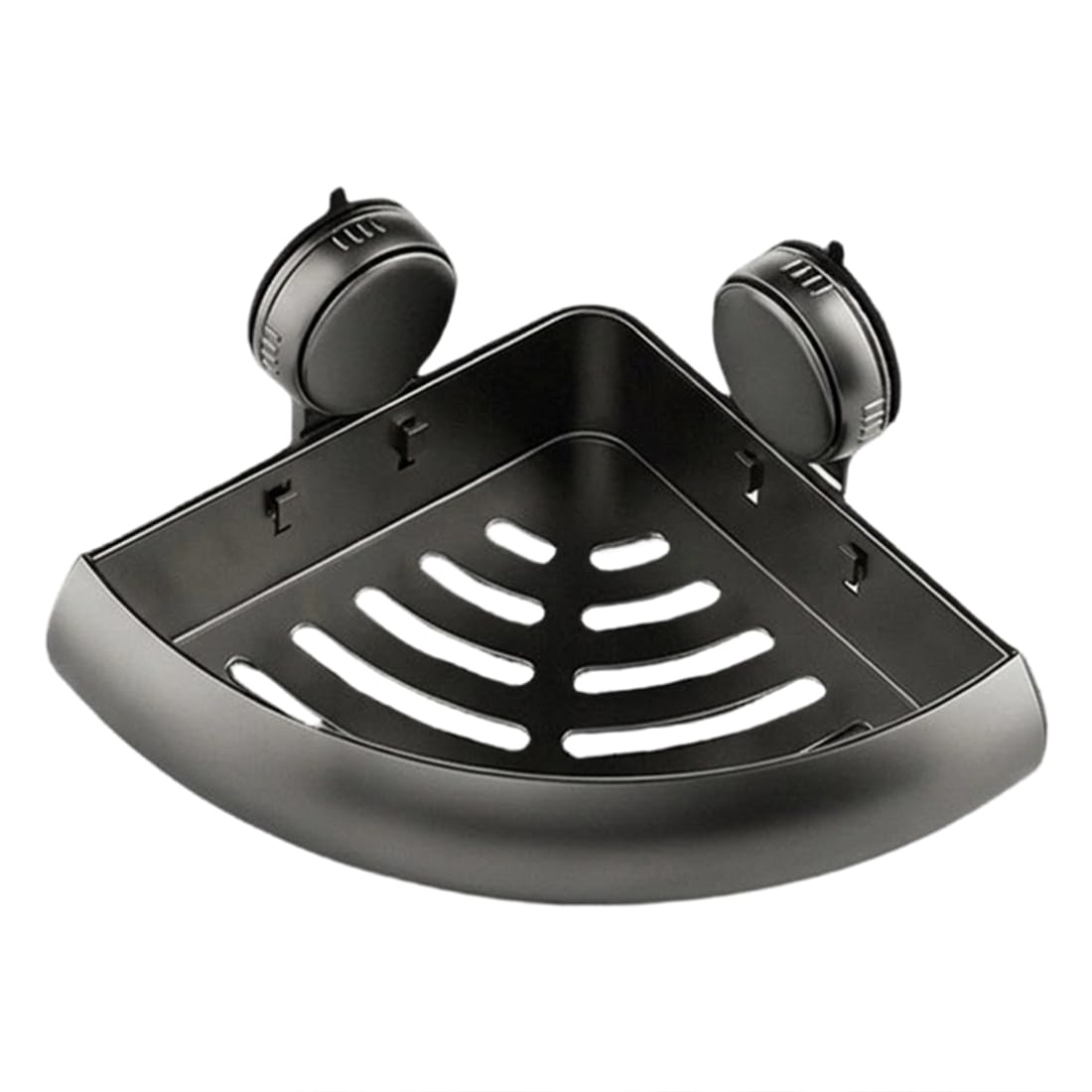 Hndhbfgrt No Drill Suction Cup Wall Mount Bathroom Storage Shelf Perforation-Free Vanity Toilet Triangle