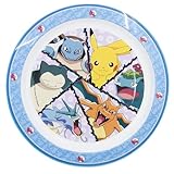 Stor KINDERTELLER AUS BPA-FREIEM KUNSTSTOFF. MIKROWELLENSICHER | POKEMON DISTORSION, Weiß