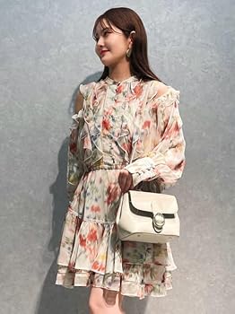 あ*い様 【完売品】SNIDEL スナイデルフリルシフォンミニワンピース SNIDEL (セール50%OFF) snidel / スナイデル シフォンフリルミニ