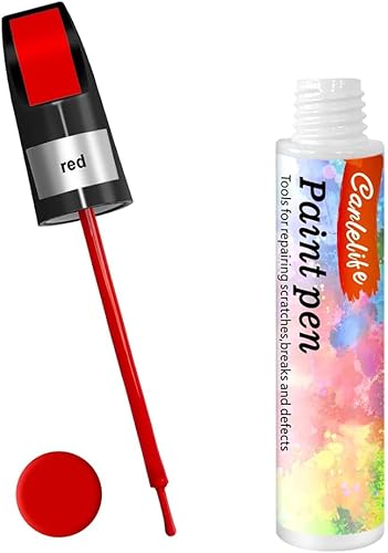 Pintura de retoque para autos, 17 colores, kit de pintura para reparación de llantas de automóvil, para varias superficies automotrices y reparación