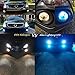 Alla Lighting 3800lm 9145 H10 LED Bulbs 9140, 8000K Ice Blue Fog Lights High Illumination ETI 56-SMD Fog Lamps Replacement
