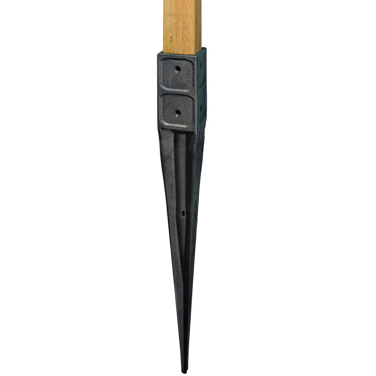 Manicotto per pali in legno, 7 x 7 cm, 10 pezzi.