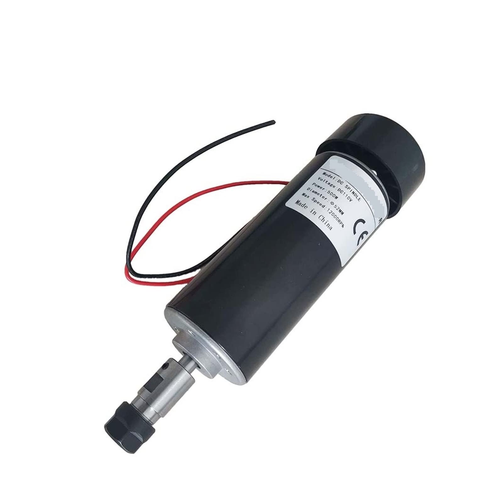 CVFRDD CNC Spindle Motor Kit 0.5kw Clamps Air Cooled Spindle Motor Kit ER11 Chuck CNC 500W + Power Supply Speed Governor For PCB Engraving
